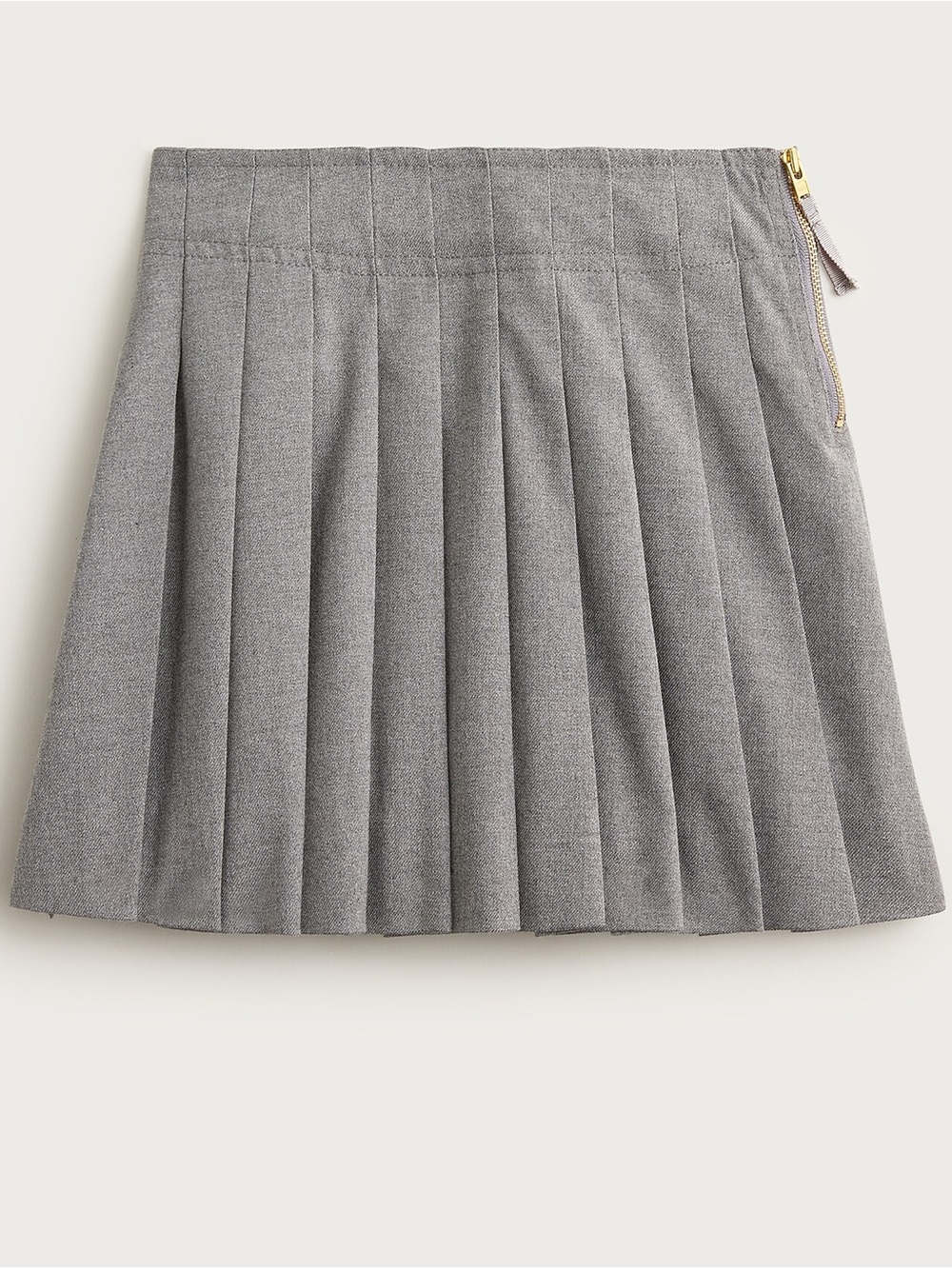 Crewcuts gray uniform pleated skirt, size 12 girls